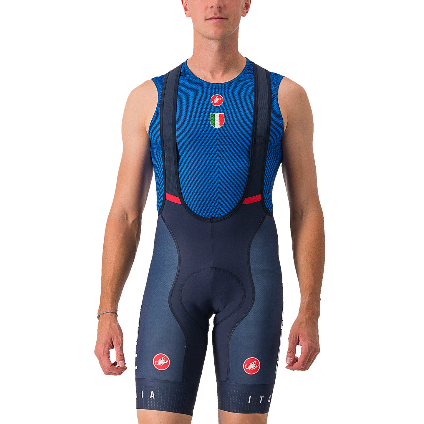 ITALIAN NATIONIAL TEAM 2024 Bib Shorts, for men, size M, Cycle shorts, Cycling clothing
