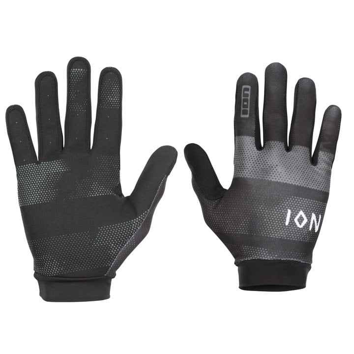 ION Scrub Full Finger Gloves, for men, size M, Cycling gloves, Cycling gear