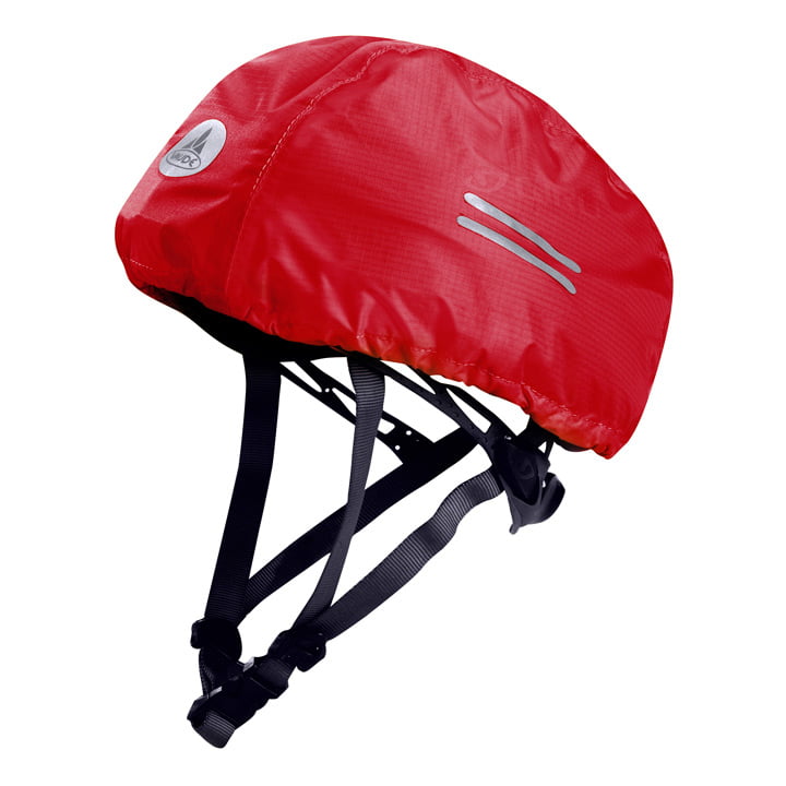 VAUDE Kids Waterproof red Helmet Cover, Cycle clothing