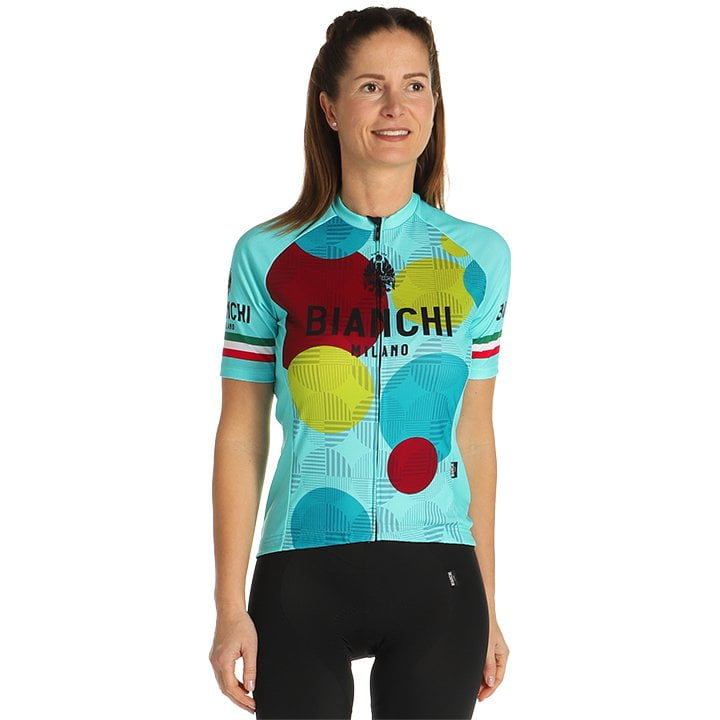 BIANCHI MILANO Ancipa Women’s Jersey Women’s Short Sleeve Jersey, size S, Cycling jersey, Cycle gear