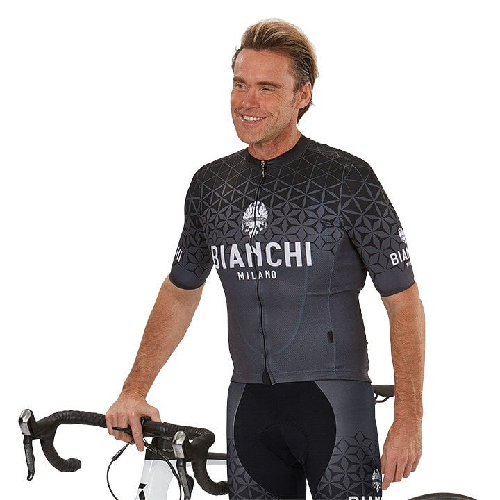 BIANCHI MILANO Conca Short Sleeve Jersey Short Sleeve Jersey, for men, size S, Cycling jersey, Cycling clothing