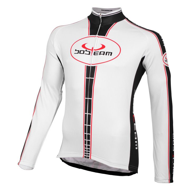 Cycling jersey, BOBTEAM Long Sleeve Jersey Infinity, for men, size L, Cycling clothing