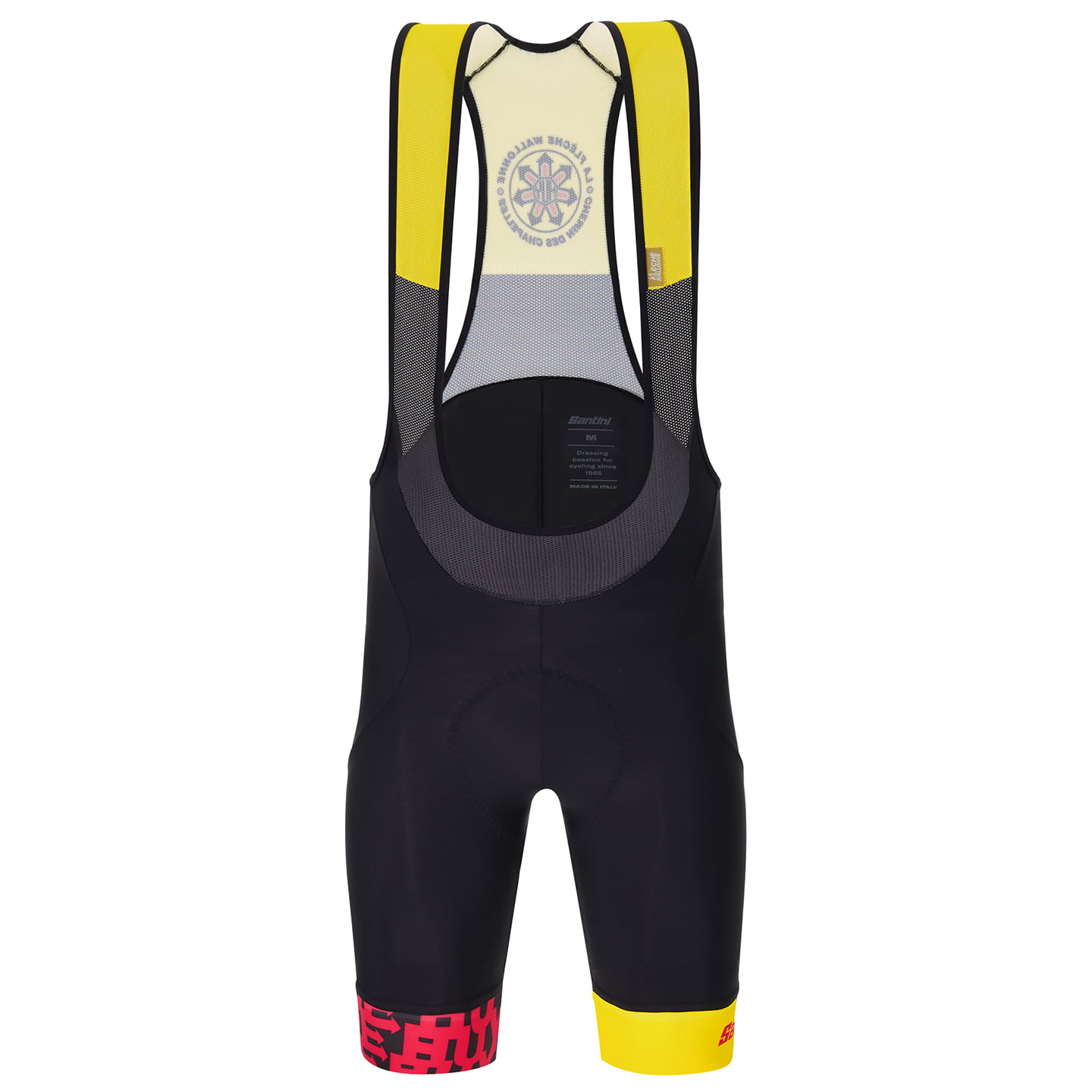 SANTINI La Fleche Wallonne 2023 Bib Shorts, for men, size S, Cycle shorts, Cycling clothing