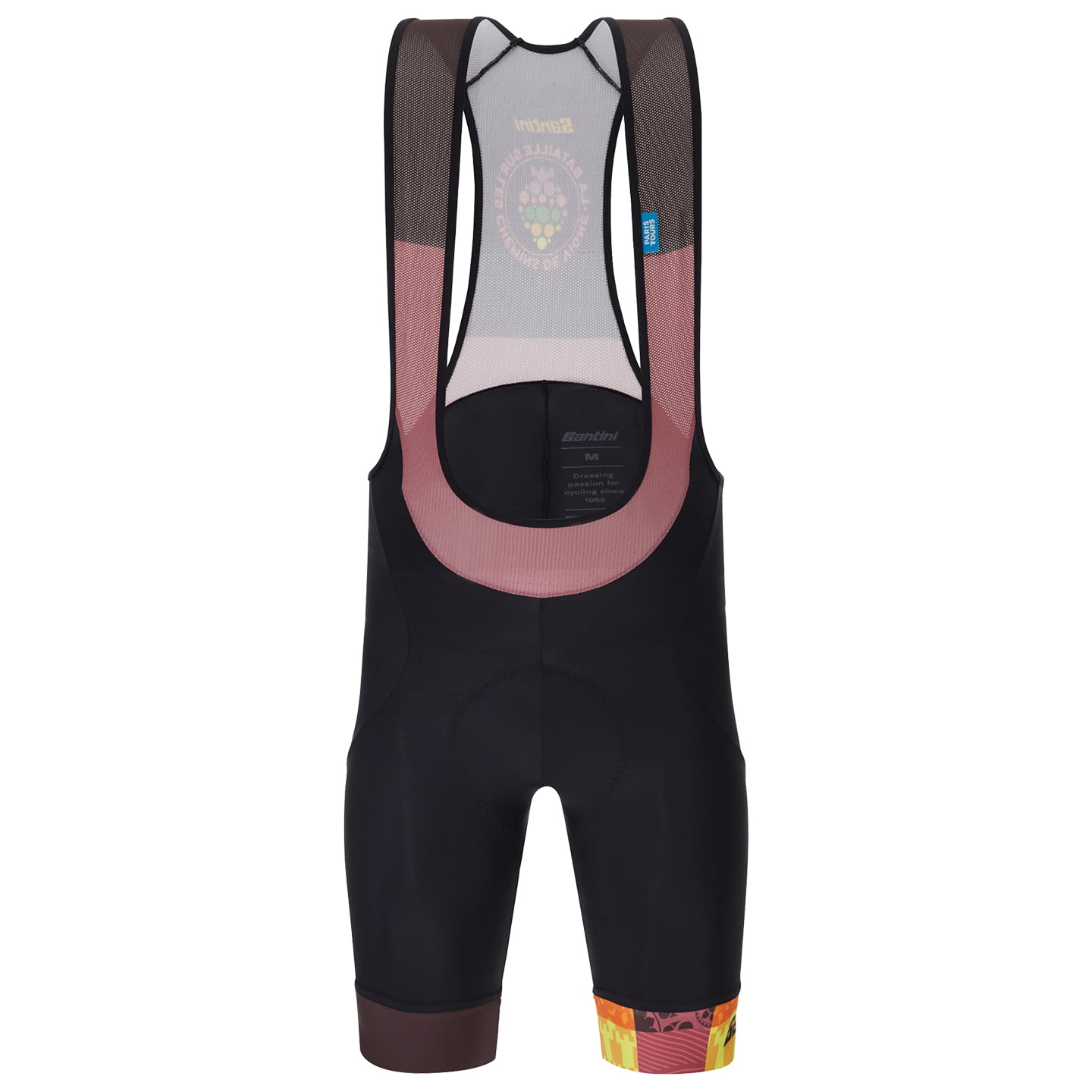 SANTINI Paris-Tours Vigne 2023 Bib Shorts, for men, size S, Cycle shorts, Cycling clothing