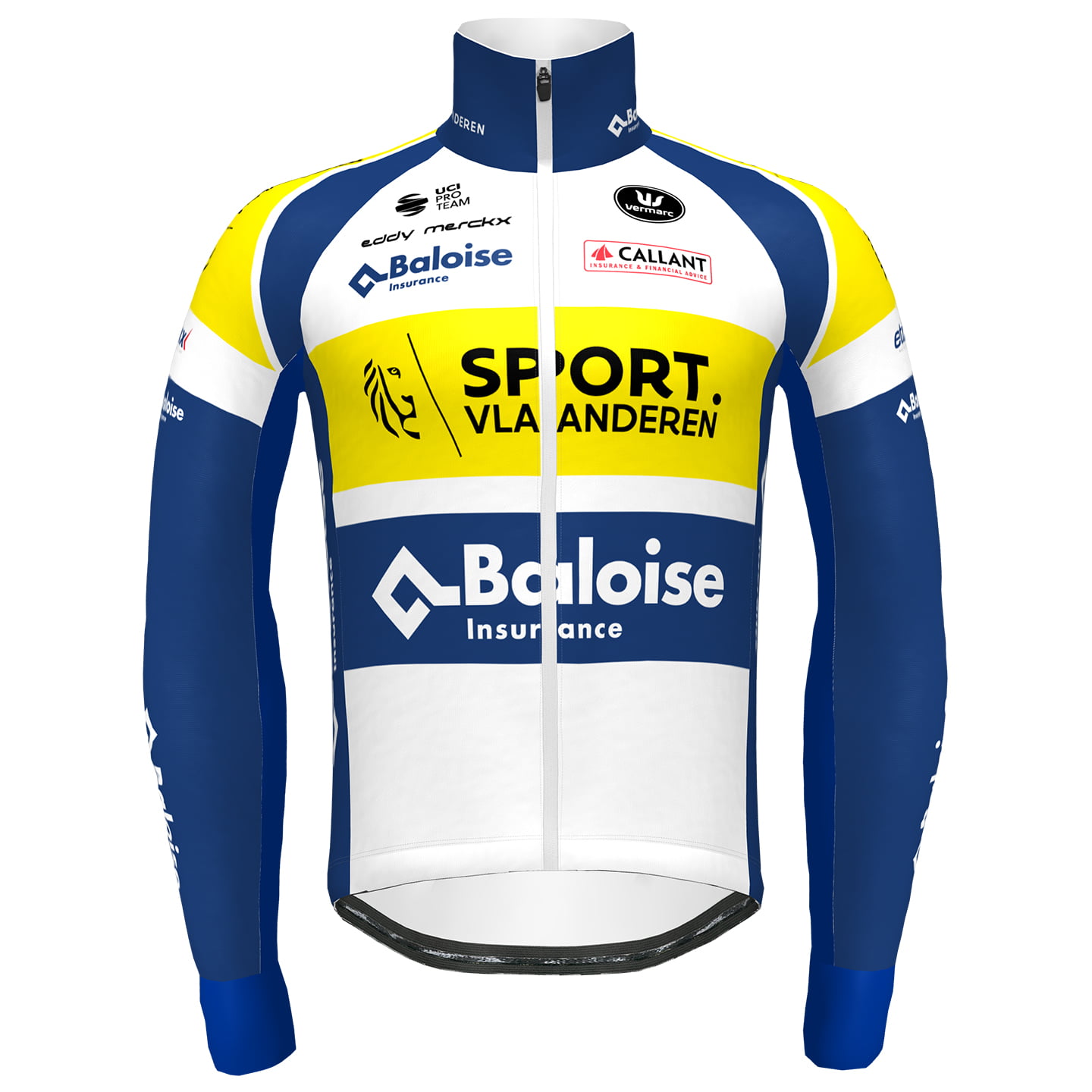 SPORT VLAANDEREN-BALOISE Winter Jacket 2022 Thermal Jacket, for men, size 2XL, Cycle jacket, Cycling gear