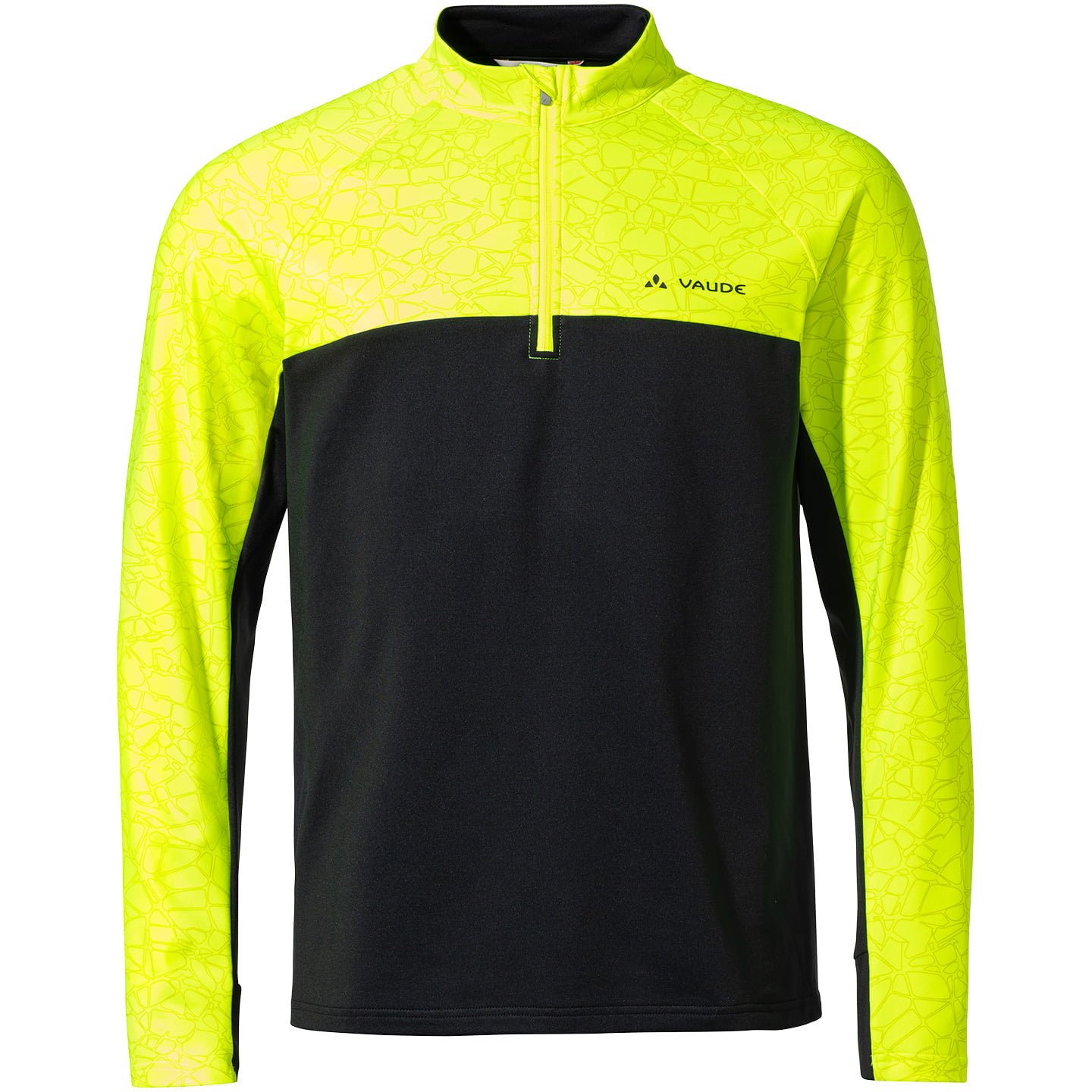 VAUDE Virt Qzip II Long Sleeve Bike Shirt Bikeshirt, for men, size M, Cycling jersey, Cycling clothing