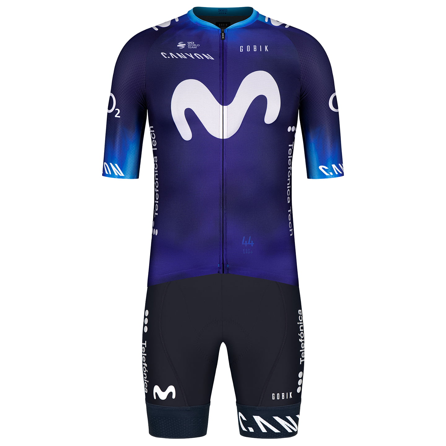 MOVISTAR TEAM Race World Tour 2023 Set (cycling jersey + cycling shorts) Set (2 pieces), for men, Cycling clothing