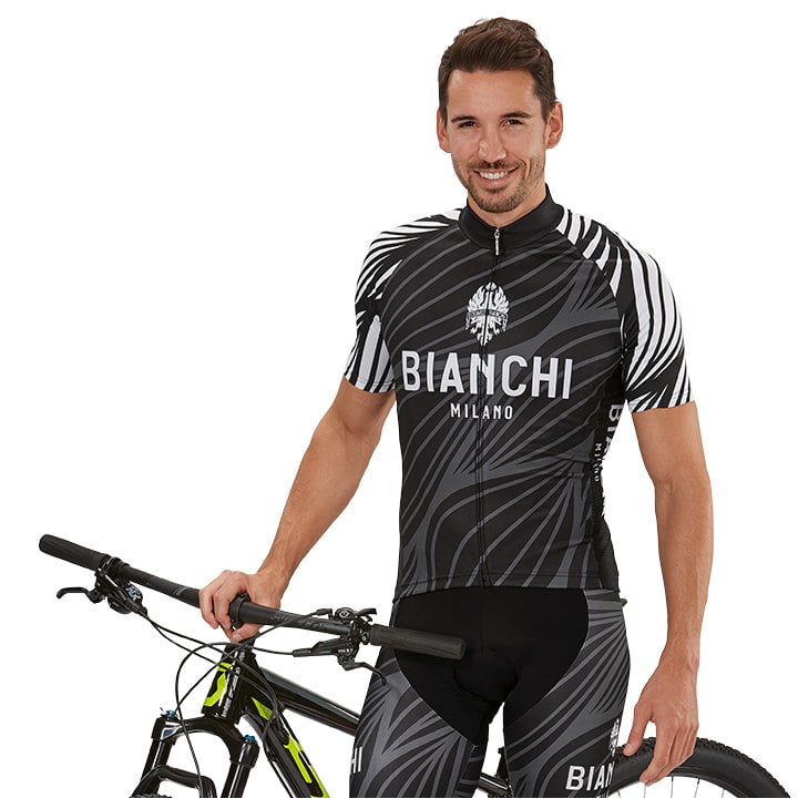 BIANCHI MILANO Caina Short Sleeve Jersey Short Sleeve Jersey, for men, size S, Cycling jersey, Cycling clothing