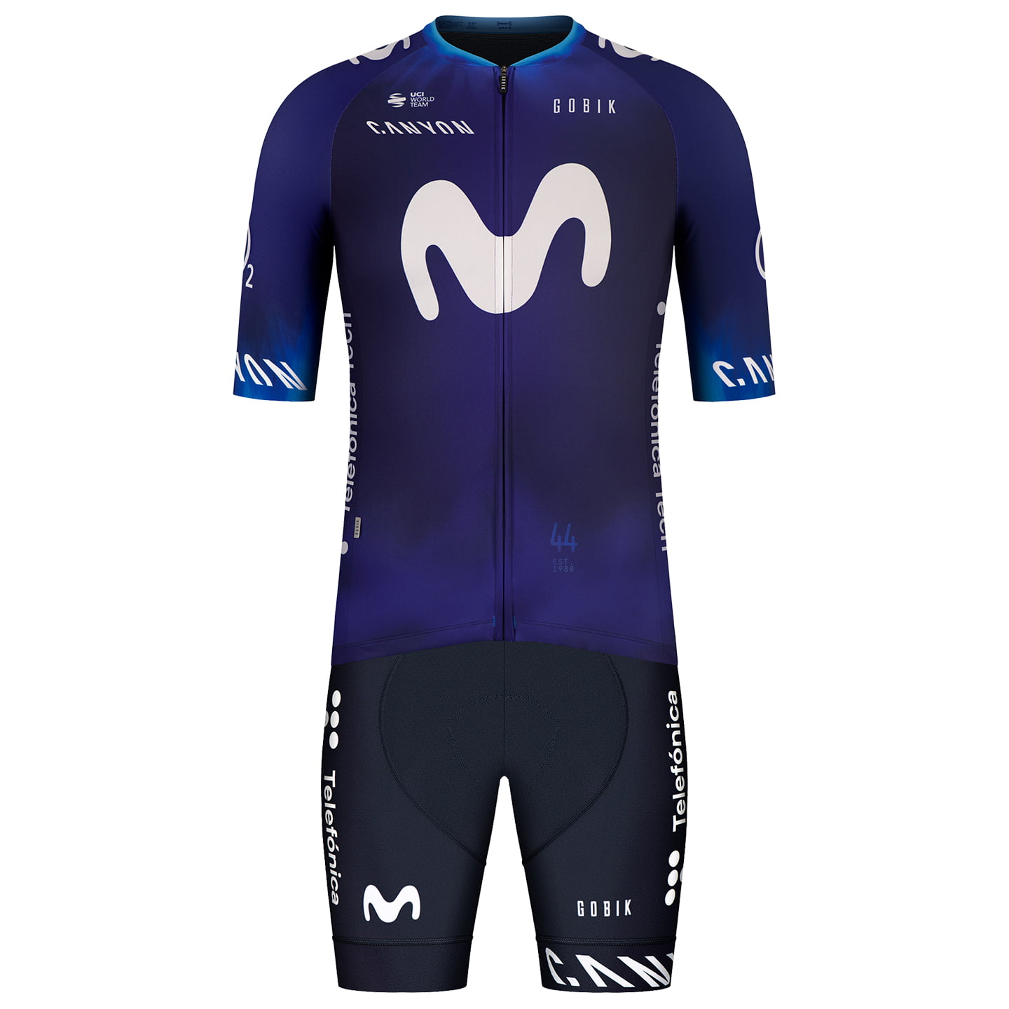 MOVISTAR TEAM 2023 Set (cycling jersey + cycling shorts) Set (2 pieces), for men, Cycling clothing