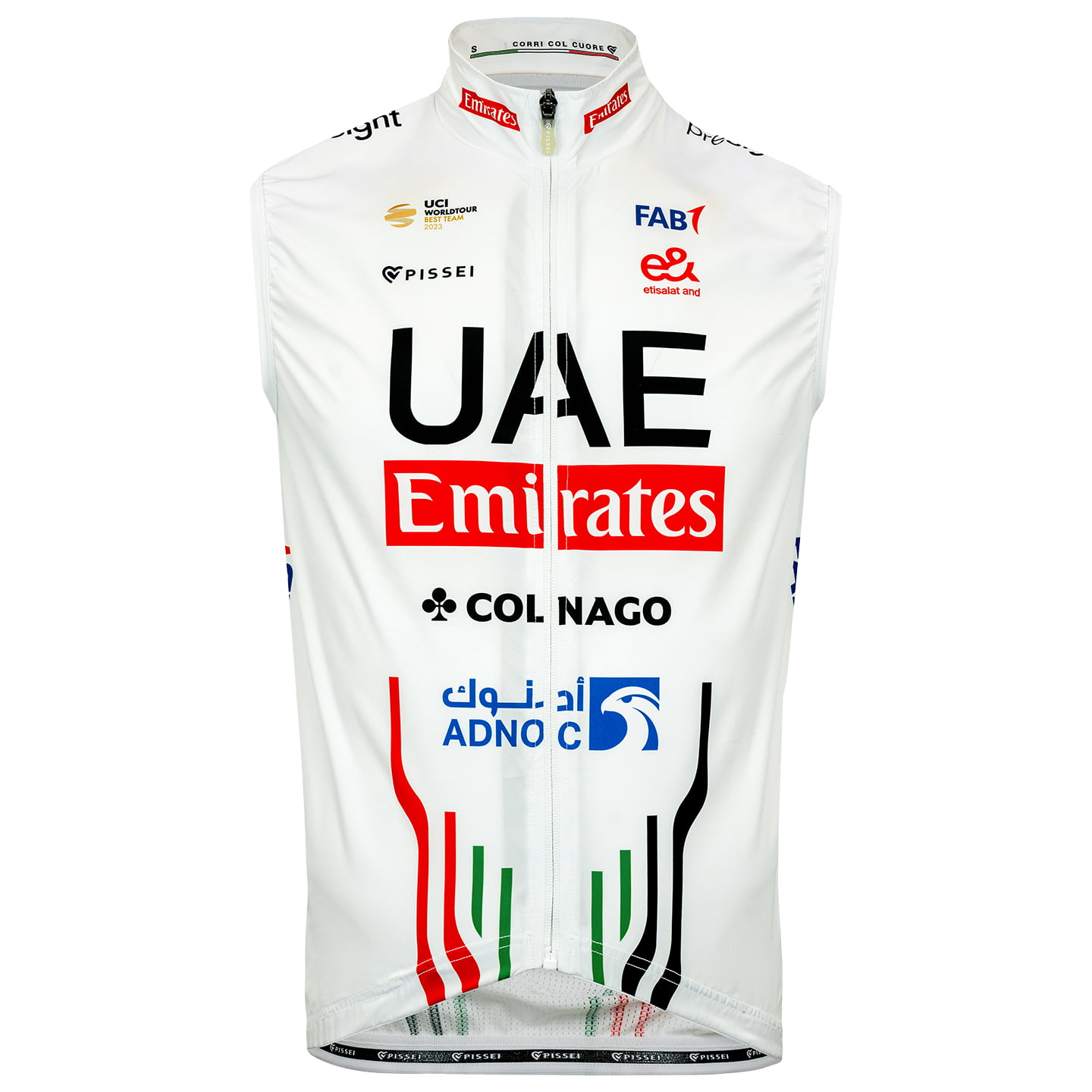 UAE TEAM EMIRATES Wind Vest 2024 Cycling Vest, for men, size XS