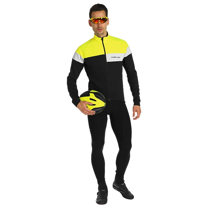 NALINI Pista Set (winter fietsjack + lange koersbroek) set (2 artikelen), voor h