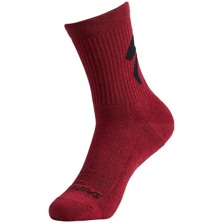 SPECIALIZED Winterfietssokken Cotton Tall Logo winterfietssokken, voor heren, Ma