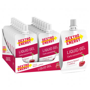 Liquid Gel Cherry+Caffeine 18 st./karton DEXTRO ENERGY Liquid Gel Cherry+Caffeine 18 st./karton