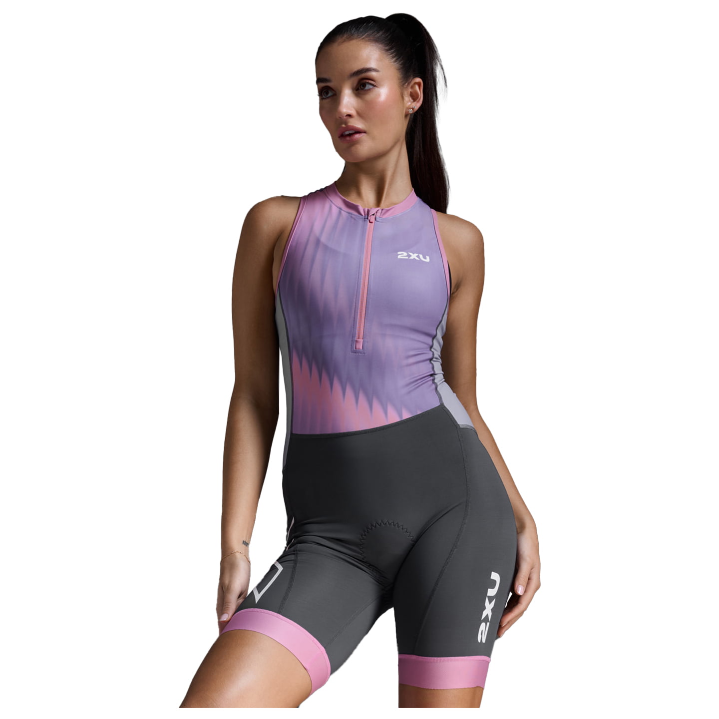 2XU Dames Mouwloos Tri Suit Core triathlonsuit, Maat L, Triathlon body,