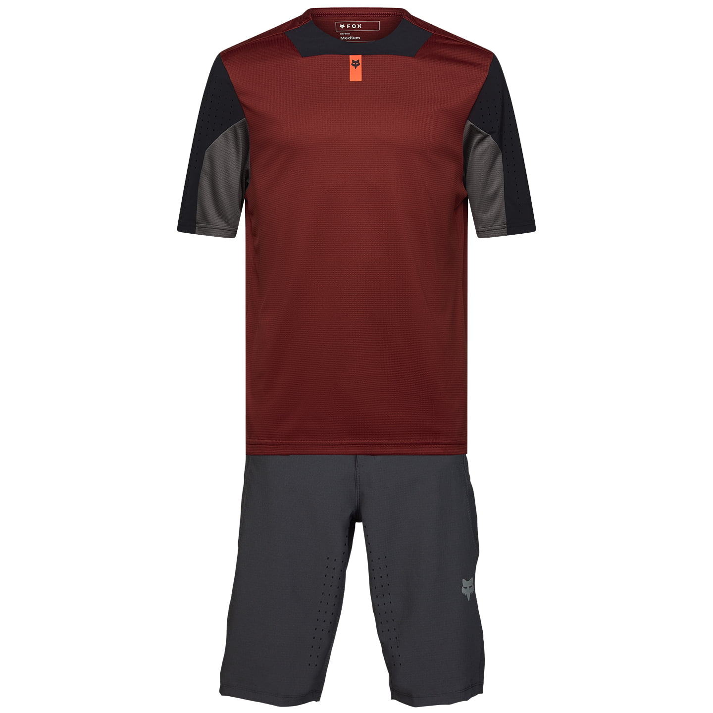 FOX Defend Set (fietsshirt + fietsbroek) set (2 artikelen), voor heren
