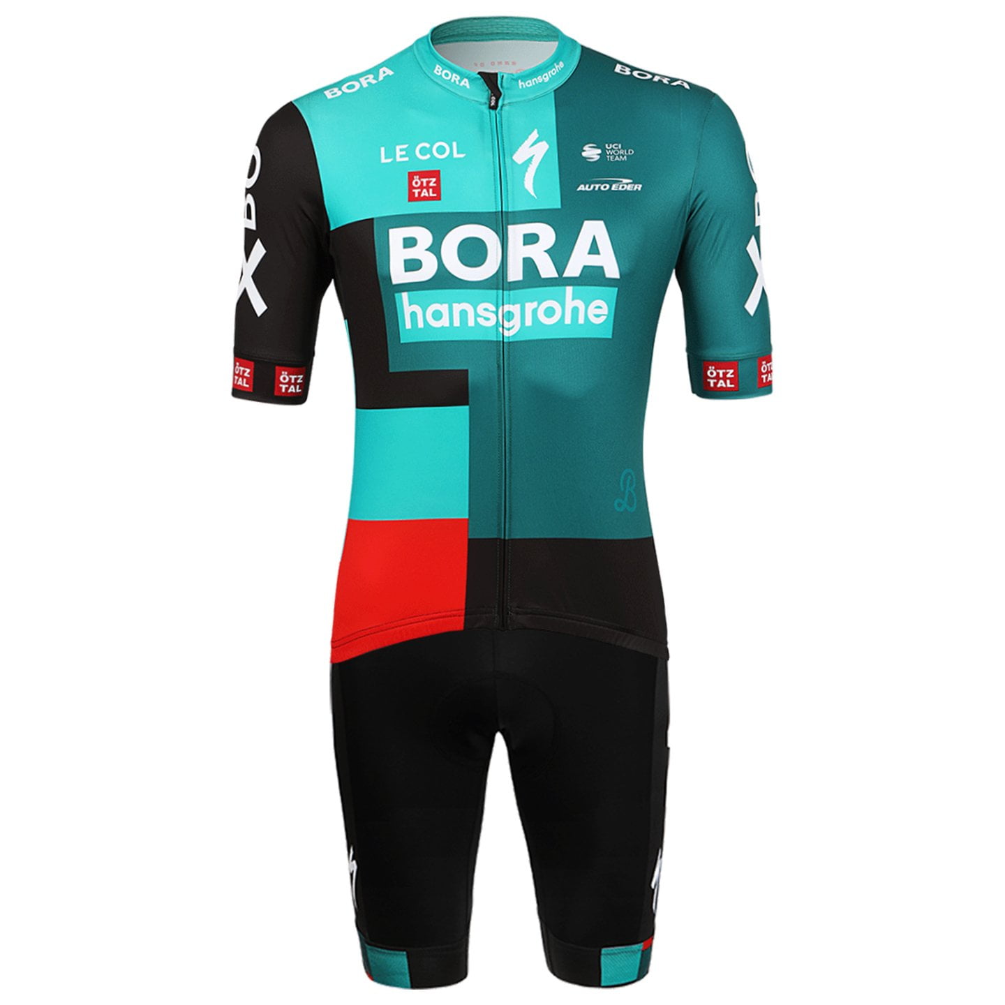 BORA-hansgrohe 2022 Set (cycling jersey + cycling shorts) Set (2 pieces), for men, Cycling clothing