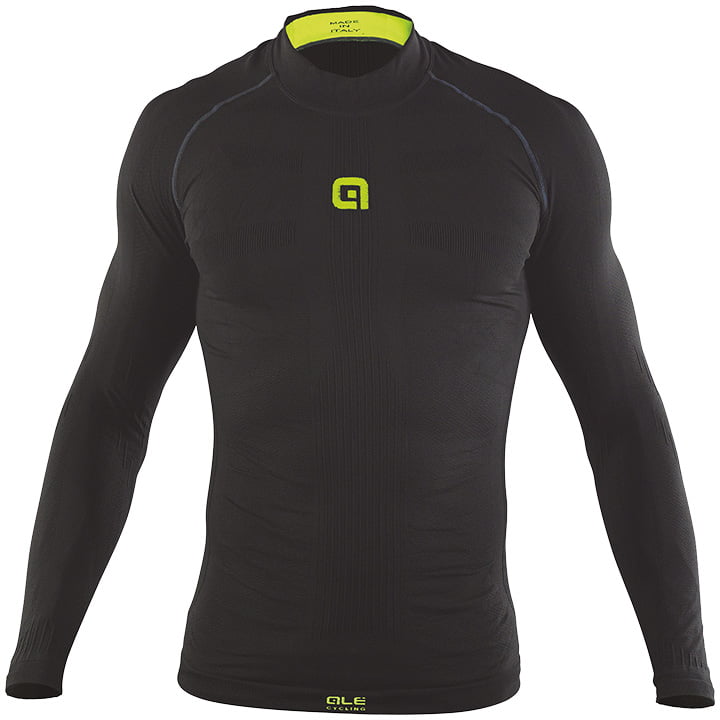 ALÉ Fietsmet lange mouwen Seamless S1 Carbon onderhemd, voor heren, Maat L-XL