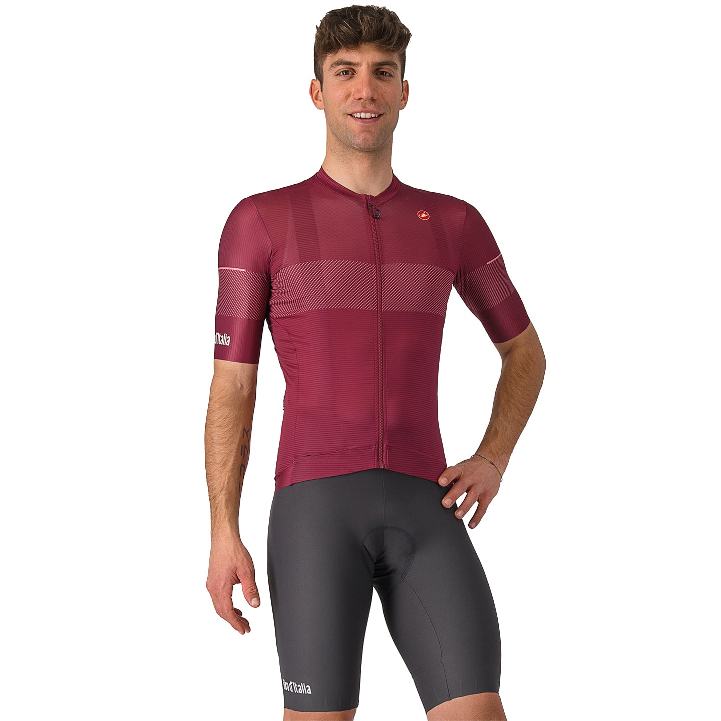 GIRO D'ITALIA Trofeo 2024 Set (fietsshirt + fietsbroek) set (2 artikelen), voor