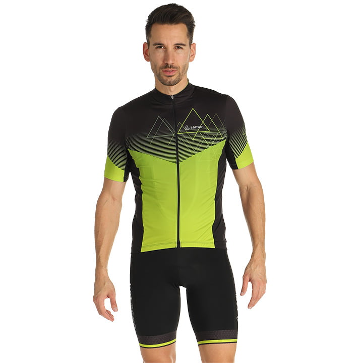 LÖFFLER Peaks Set (fietsshirt + fietsbroek) set (2 artikelen), voor heren