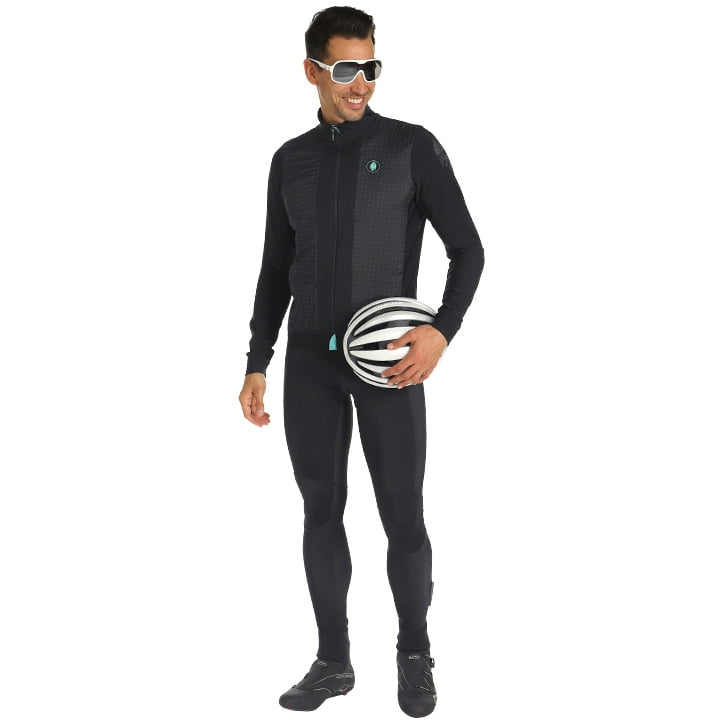 BIANCHI MILANO Morbegno Set (winter fietsjack + lange koersbroek) set (2 artikel