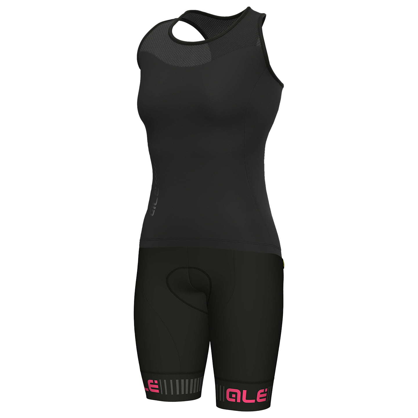 ALÉ Color Block Dames set (fietsshirt + fietsbroek) dames set (2 artikelen),