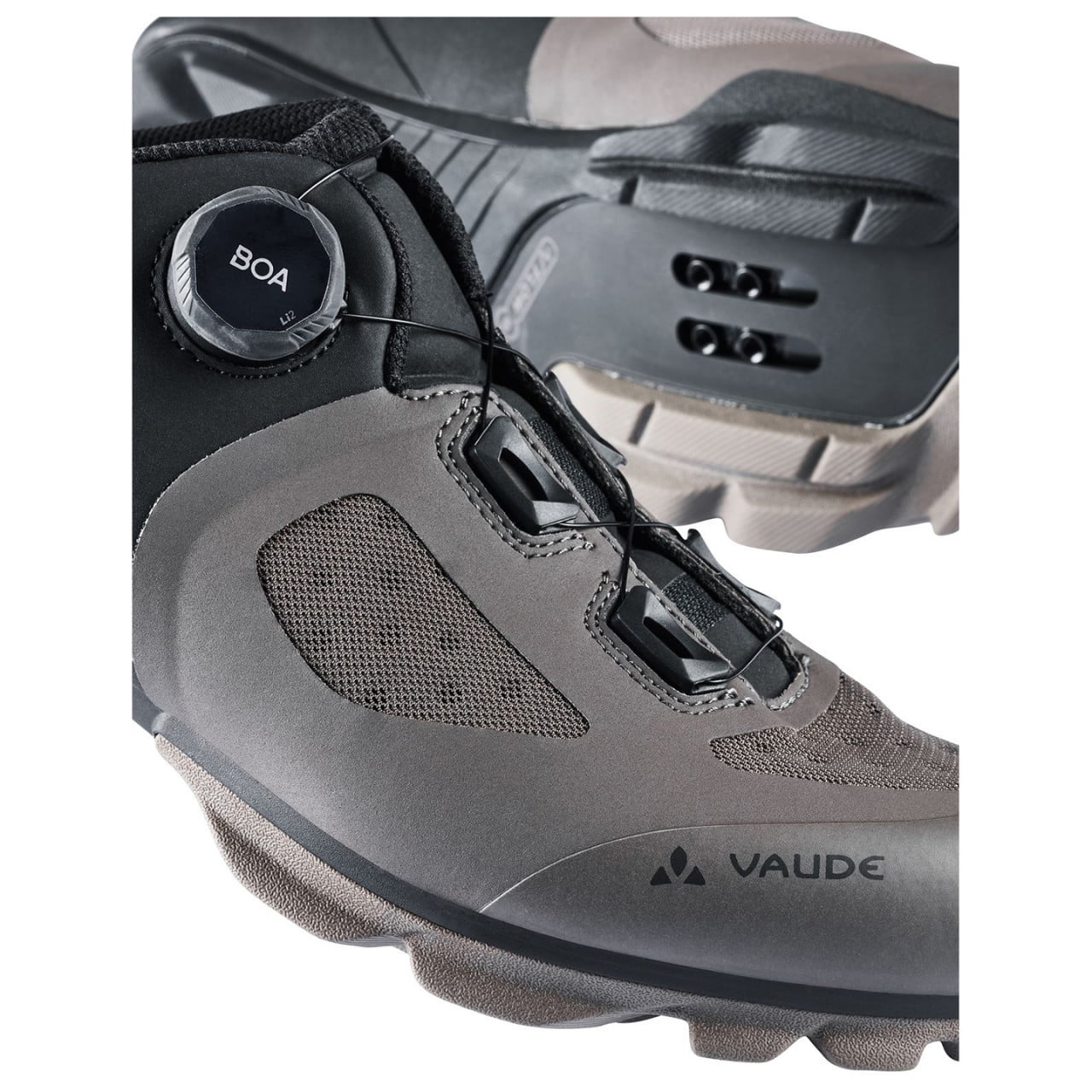 Makkelijk te gebeuren kooi geweld VAUDE MTB-schoenen Kuro Tech 2023 zwart - grijs