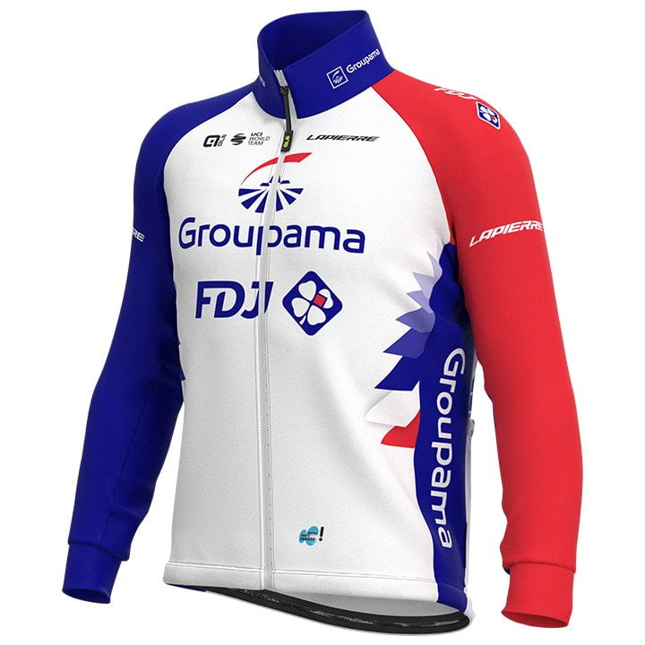 Bob Shop Alé GROUPAMA FDJ Thermal Jacket 2021, for men, size M, Winter jacket, Cycle clothing