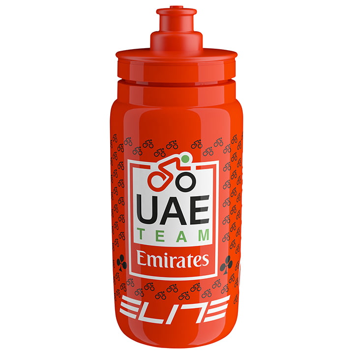 ELITE Bidon Fly Teams 2021 UAE Team Emirates 550 ml bidon, voor heren, Fietsbido