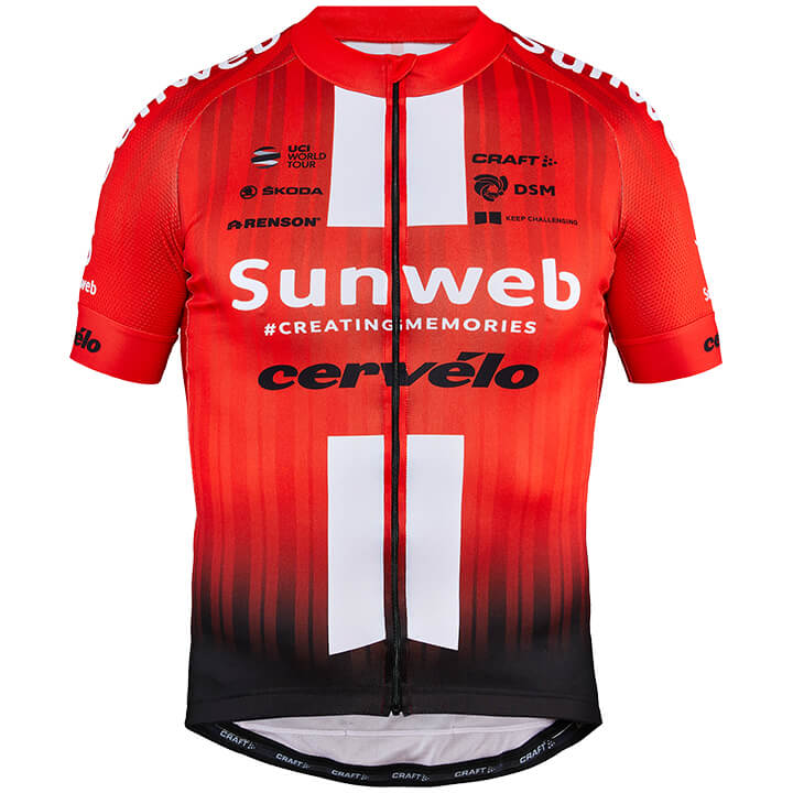 TEAM SUNWEB 2019 Short Sleeve Jersey Short Sleeve Jersey, for men, size S, Cycling jersey, Cycling clothing