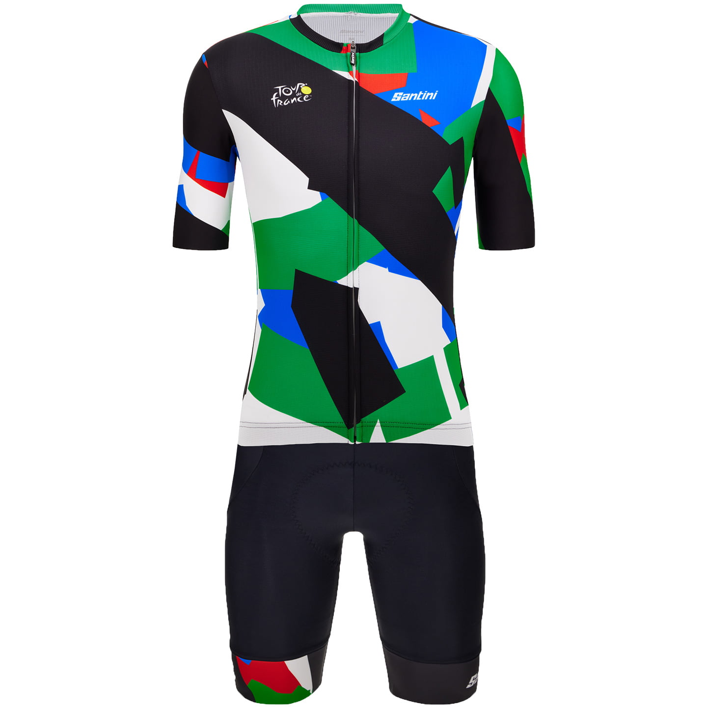 TOUR DE FRANCE Mont Blanc-Courchevel 2023 Set (cycling jersey + cycling shorts) Set (2 pieces), for men, Cycling clothing