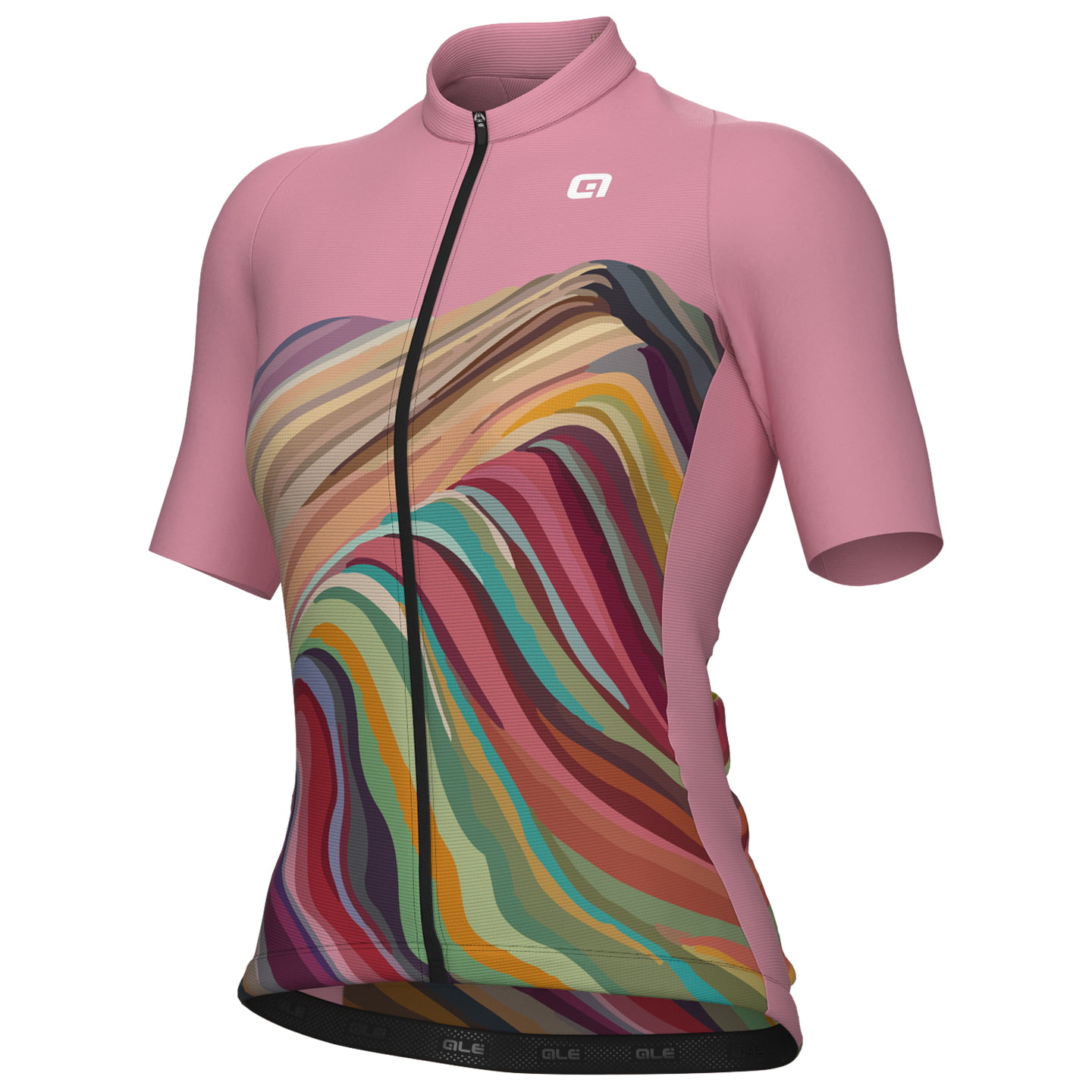 ALE Rainbow Women’s Short Sleeve Jersey Women’s Short Sleeve Jersey, size M, Cycling jersey, Cycle clothing