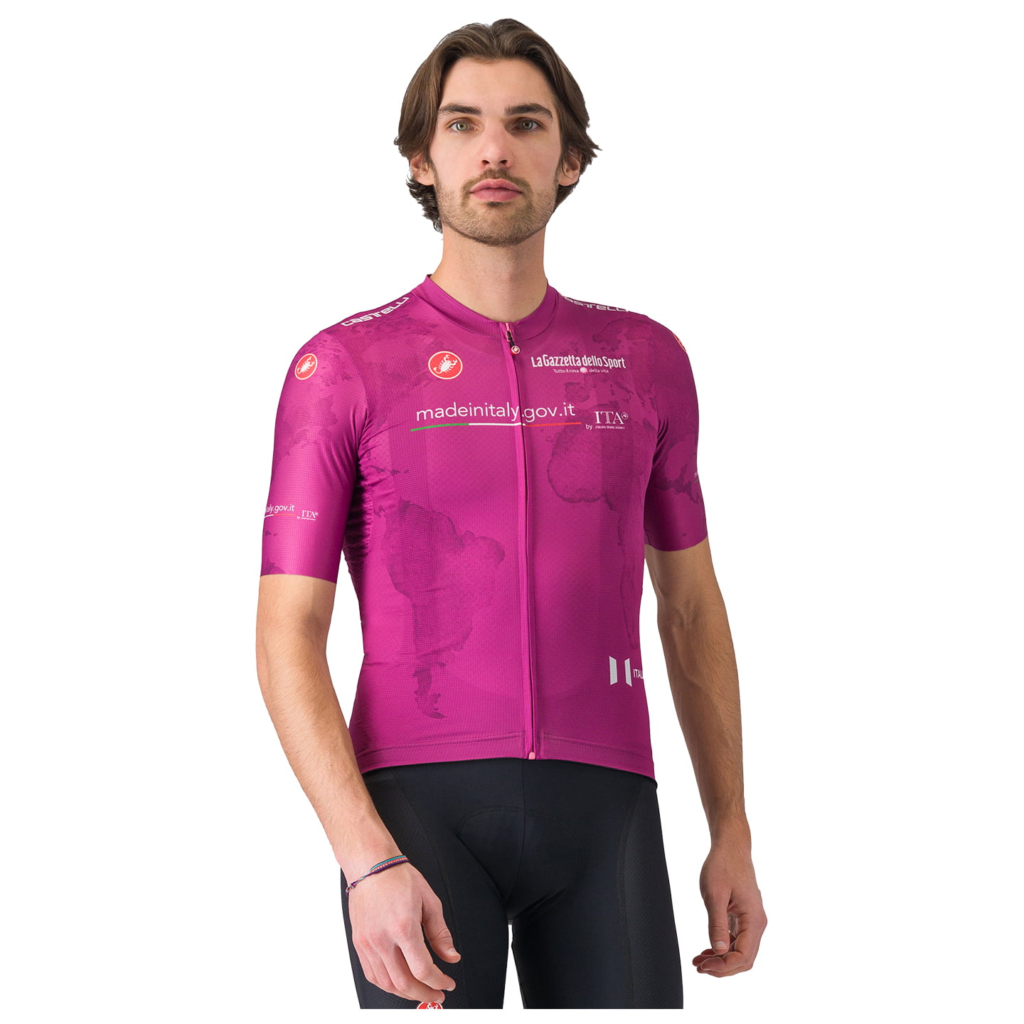 GIRO D'ITALIA Shirt met korte mouwen Maglia Ciclamino 2025 fietsshirt met korte
