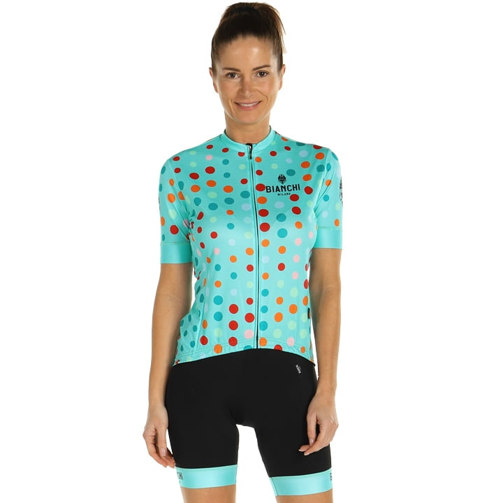 BIANCHI MILANO Silis Women’s Jersey Women’s Short Sleeve Jersey, size M, Cycling jersey, Cycle clothing