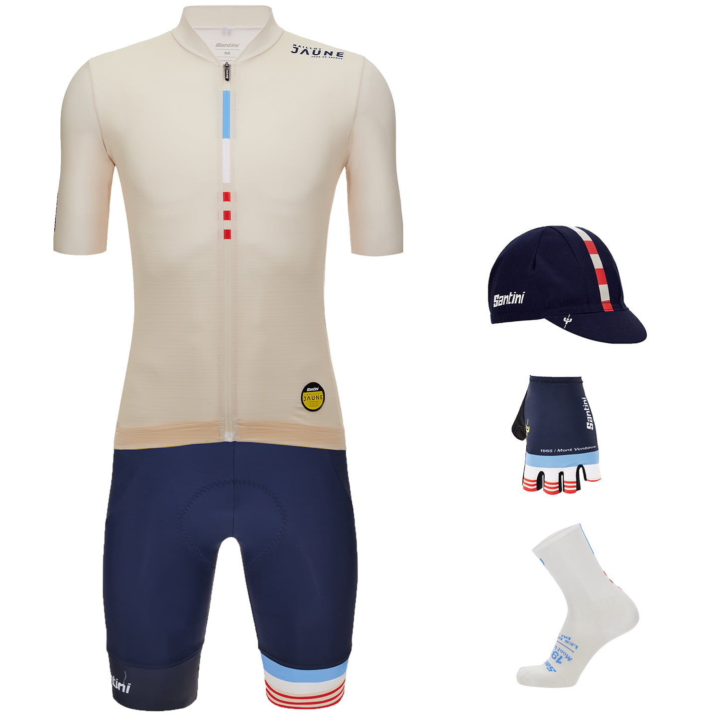 TOUR DE FRANCE LE MAILLOT JAUNE M.VENTOUX 25 Maxi-Set (5 stukken), voor heren,