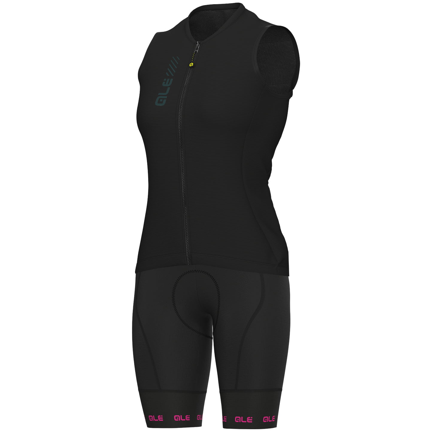 ALÉ Color Block Dames set (fietsshirt + fietsbroek) dames set (2 artikelen),