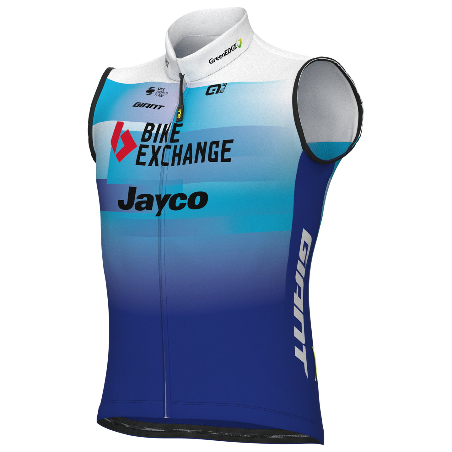 TEAM BIKEEXCHANGE-JAYCO 2022 Wind Vest, for men, size 2XL, Bike vest, Cycling gear