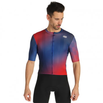 SPORTFUL Rocket Short Sleeve Jersey red - blue