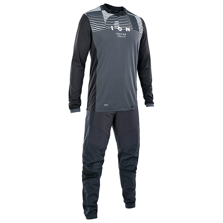 ION Scrub Mesh-Ine Set (fietsshirt + fietsbroek) set (2 artikelen), voor heren