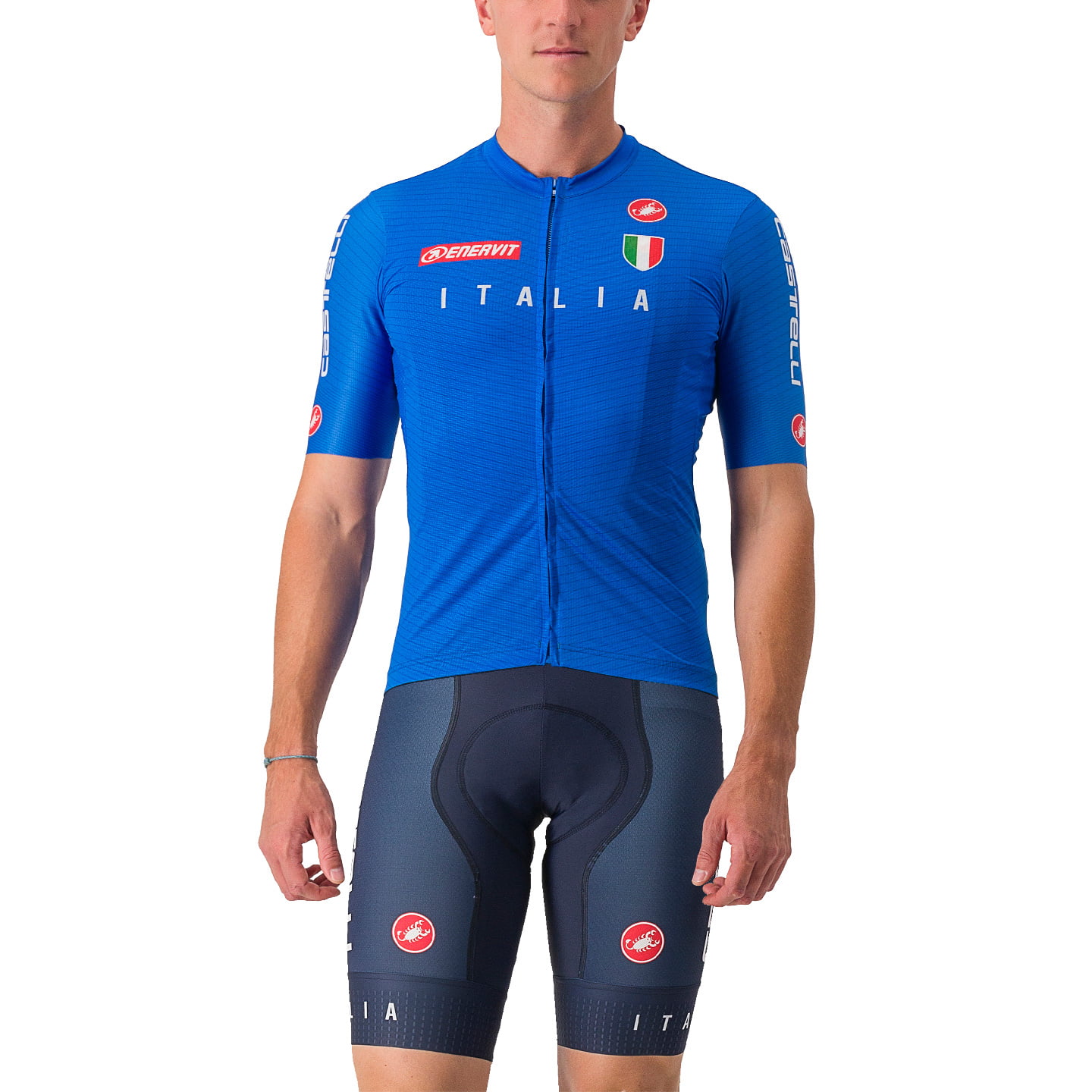 ITALIAN NATIONAL TEAM 2024 Set (cycling jersey + cycling shorts) Set (2 pieces), for men, Cycling clothing
