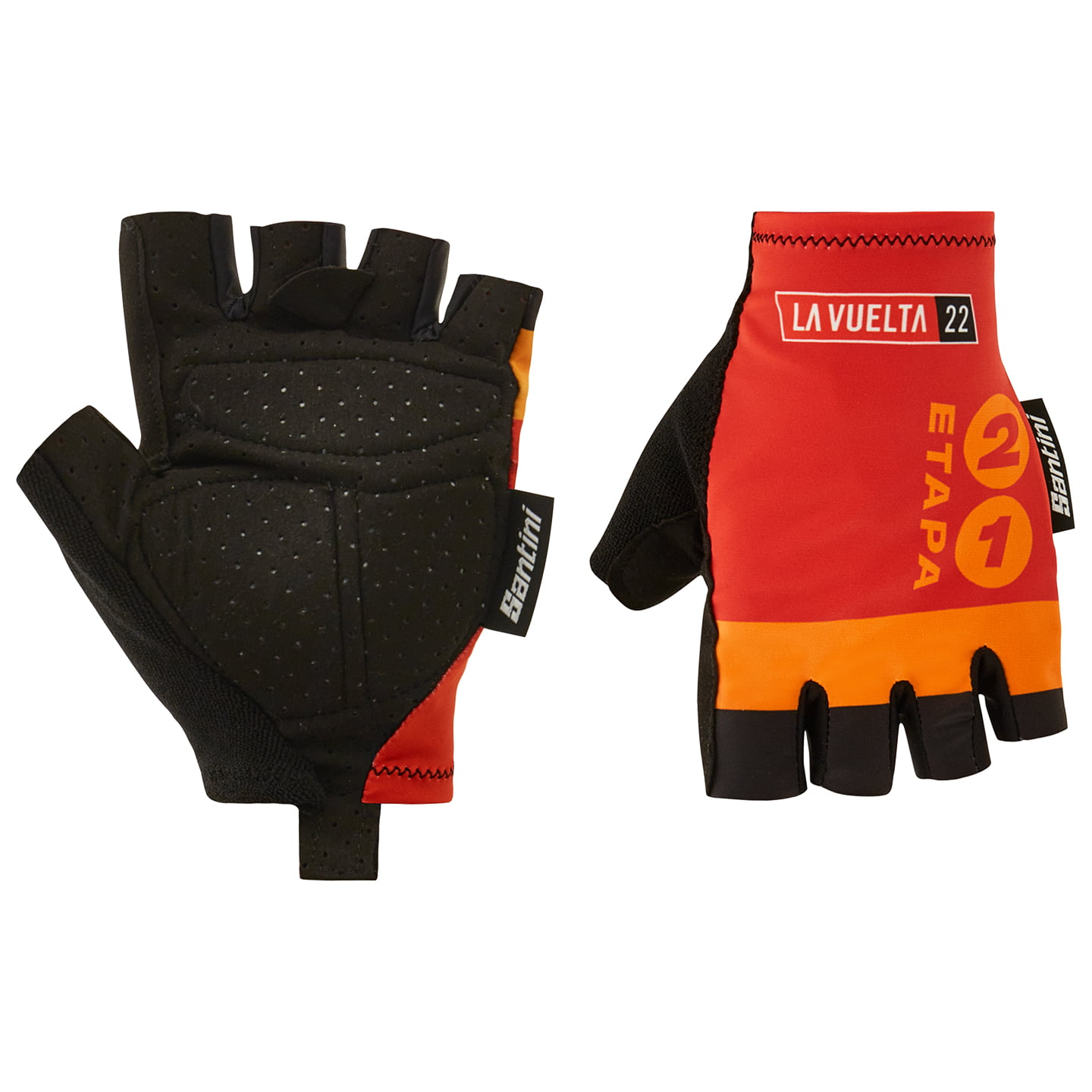 LA VUELTA Madrid 2022 Cycling Gloves, for men, size M, Cycling gloves, Cycling gear