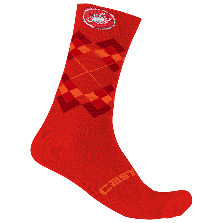 CASTELLI Winterfietssokken Rombo 18 winterfietssokken, voor heren, Maat 2XL, Fie