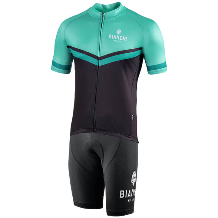 BIANCHI MILANO Ollastu Set (fietsshirt + fietsbroek) set (2 artikelen), voor her