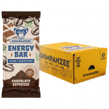 Barrita energética Chocolate & Espresso 15 uds./caja CHIMPANZEE Barrita energética Chocolate & Espresso 15 uds./caja
