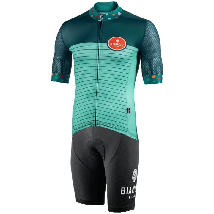 BIANCHI MILANO Taloro Set (fietsshirt + fietsbroek) set (2 artikelen), voor here