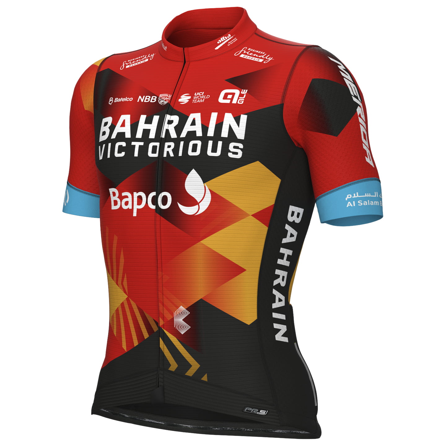 BAHRAIN - VICTORIOUS PR.S 2023 Short Sleeve Jersey, for men, size 2XL, Cycle shirt, Bike gear