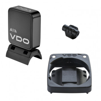 VDO M1 WR Bicycle Computer with Cable Black 