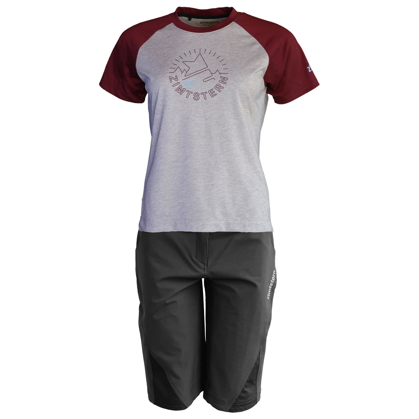 (fietsshirt + fietsbroek) ZIMTSTERN PureFlowz Dames set (2 stukken, Fietskleding