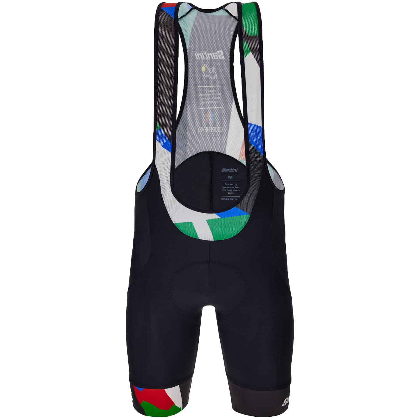 TOUR DE FRANCE Bib Shorts Mont Blanc-Courchevel 2023, for men, size L, Cycle shorts, Cycling clothing