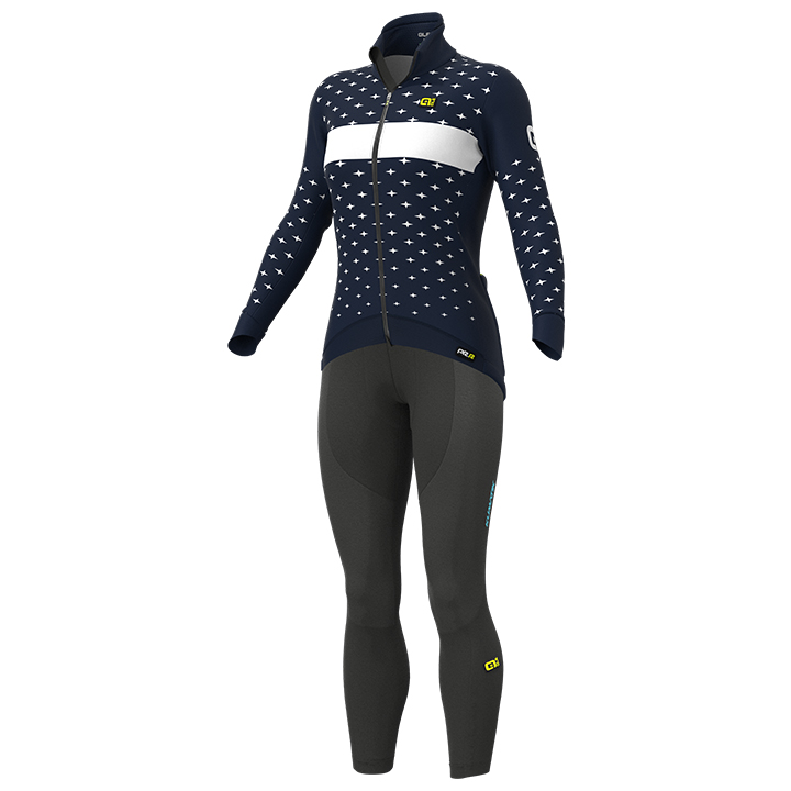 ALÉ Stars Dames set (winter fietsjack + lange koersbroek) dames set (2 artikelen