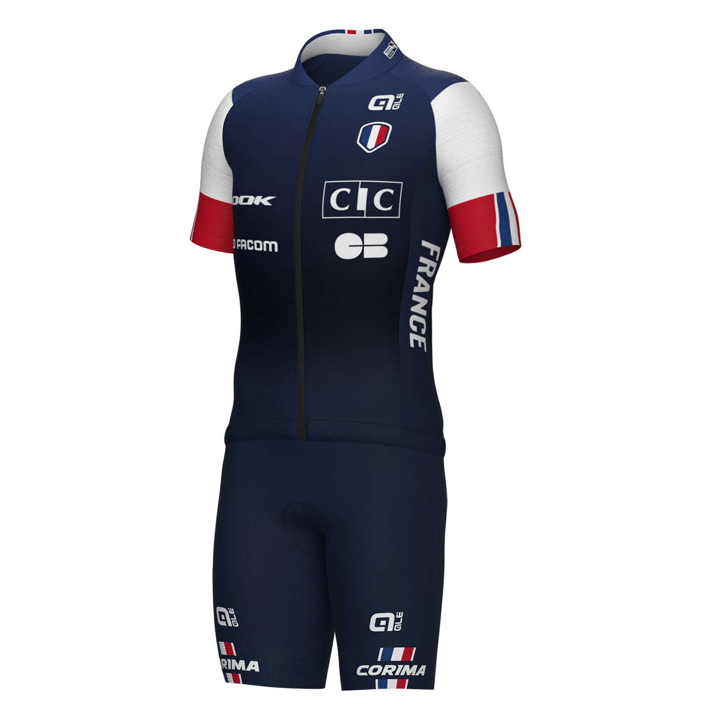 FRANZ. NATIONALMANNSCHAFT 2024 Kinderset (fietsshirt + fietsbroek) set (2